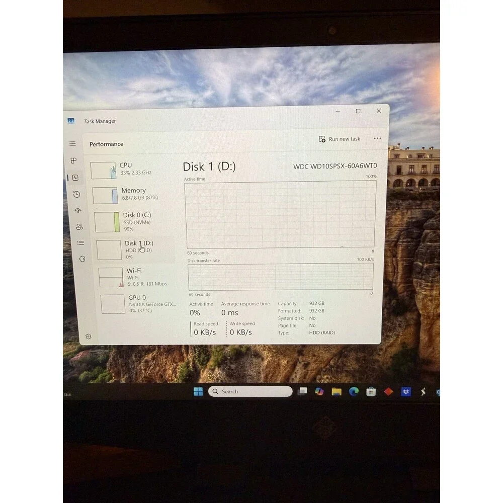 HP omen 15dh1070wm